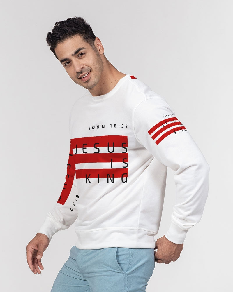 Jesus is King Nation Classic French Terry Crewneck Pullover